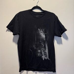 Unisex Spacex Black Graphic Tee